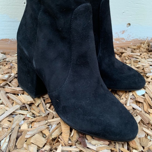 Sam Edelman black suede Thora knee high boots - Picture 2 of 6